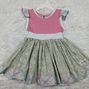 Chris and Missy Dress Size 2 Bunnies Easter